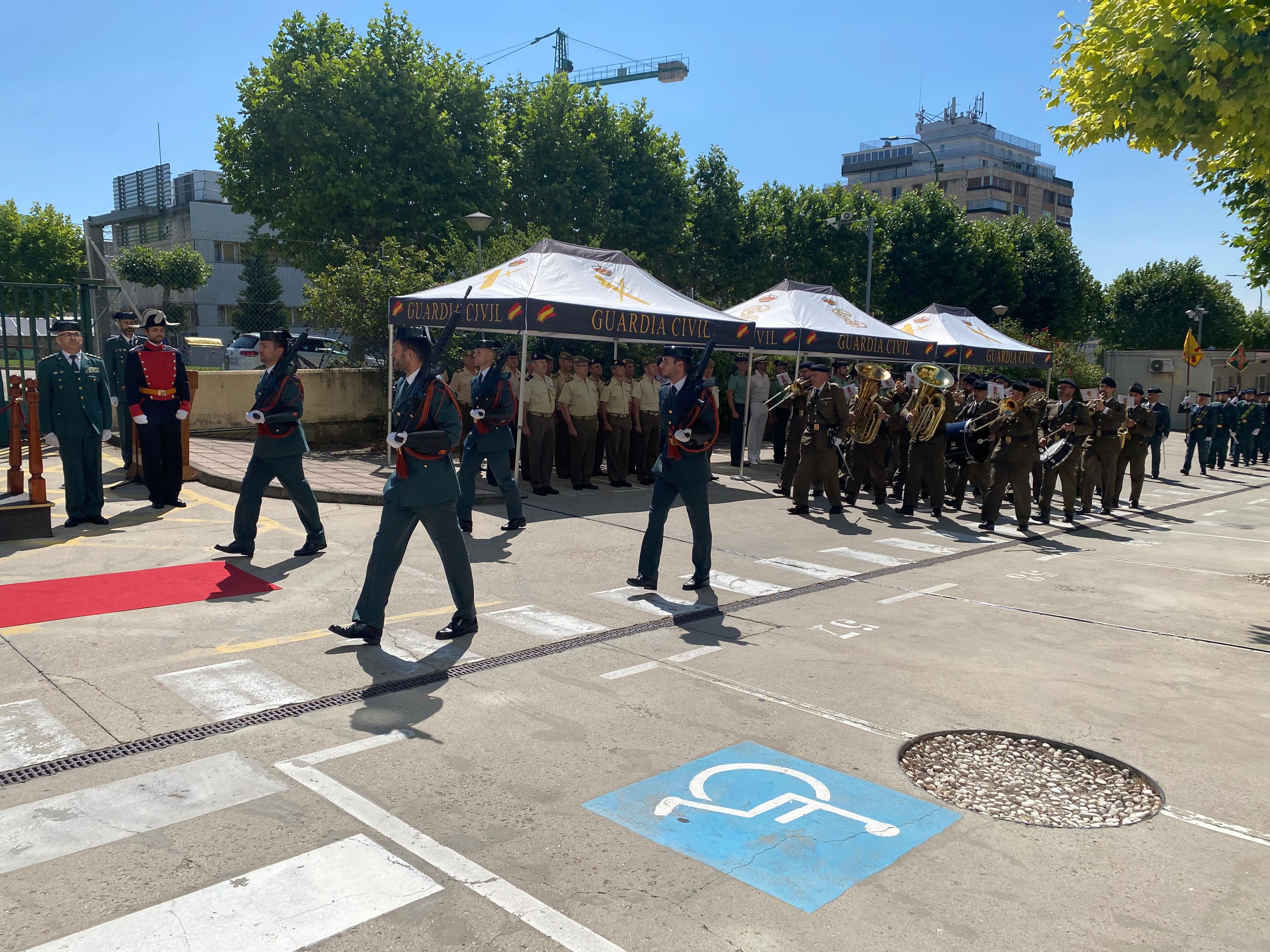  teniente coronel José Javier González, como nuevo jefe de la Comandancia de la Guardia Civil de Burgos